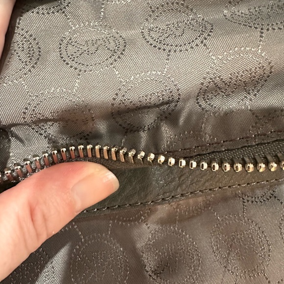 Michael Kors Dark Grey and Black Medium Handbag with Cross Body Strap - Picture 2 of 10